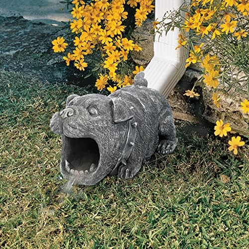 Design Toscano Butch the Bulldog Gutter Guardian Downspout Statue - Image 5