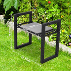 HOME RIGHT Garden Kneeler and Seat,Heavy Duty Portable Gardening Bench Load Cap 400 lbs,Black Foldable Gardening Stool with Extra Thicken Kneeling Pad,Gardening Gifts for Women,Seniors,Grandparents - Image 2