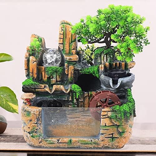 Waterfall Fountain Tabletop | Indoor Fountains Office Tabletop (11.8 * 7.87 * 11.8 inches) - Image 4