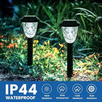 GIGALUMI Cool Outdoor Solar Garden Path Lights, Waterproof 16PK - Image 6