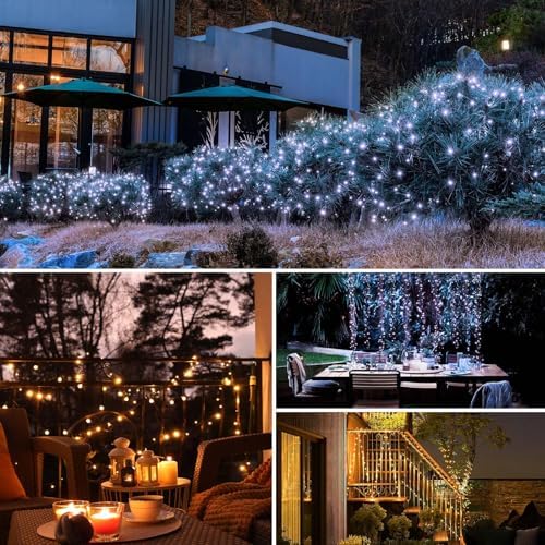 btfarm 4 Pack Solar String Lights Outdoor, Total 132FT 320LED Fairy Lights - Image 5