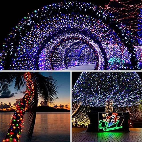 Solar Christmas lights Outdoor 2 Pack 480 LED Solar String Light Multicolor - Image 4