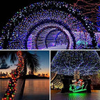 Solar Christmas lights Outdoor 2 Pack 480 LED Solar String Light Multicolor - Image 4