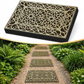 6Pack 23x15 Inch Large Rubber Stepping Stones for Outdoor Walkway by Unknown