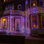 Solar Christmas lights Outdoor 2 Pack 480 LED Solar String Light Multicolor - Image 3