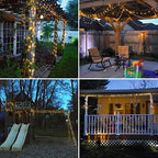 JMEXSUSS 4 Pack Solar Fairy Lights, 33ft 100LED String Lights Warm White - Image 4