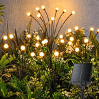 Brightown Solar Lights Outdoor,8Pack 64LED Solar Garden Lights Warm White by Brightown