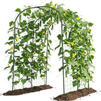 Tall Garden Arch Trellis for Climbing Plants, 83" H Metal Trellis Archway by UrGROWA