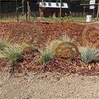 Vintage Spiral Garden Stake Set (2/3/5 pcs) - Rustic Metal Lawn Decor with Elegant Outdoor Decoration, Sturdy Ground Insertion for Farm, Patio, Wedding, Easy Installation(5PCS) - Image 4