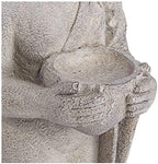 John Timberland Standing Buddha 32" High Gray Indoor-Outdoor Statue - Image 3