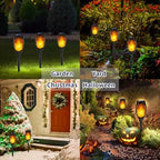 Swingers Solar Lights Outdoor, Halloween Solar Torch Lights - Image 5