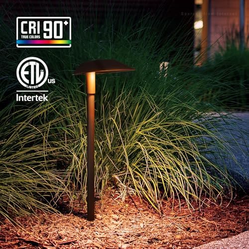 LEONLITE 12-Pack 5CCT Anti-Glare Low Voltage Pathway Lights, 12-24V AC/DC - Image 2