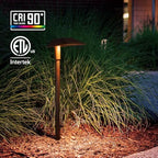LEONLITE 12-Pack 5CCT Anti-Glare Low Voltage Pathway Lights, 12-24V AC/DC - Image 2