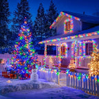 JMEXSUSS 2 Pack Solar Christmas Lights, Total 400 LED 151FT, Multi-Colored - Image 2