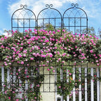 Garden Trellis for Climbing Plants Outdoor, 4-Pack 86" Metal Rustproof - Image 6