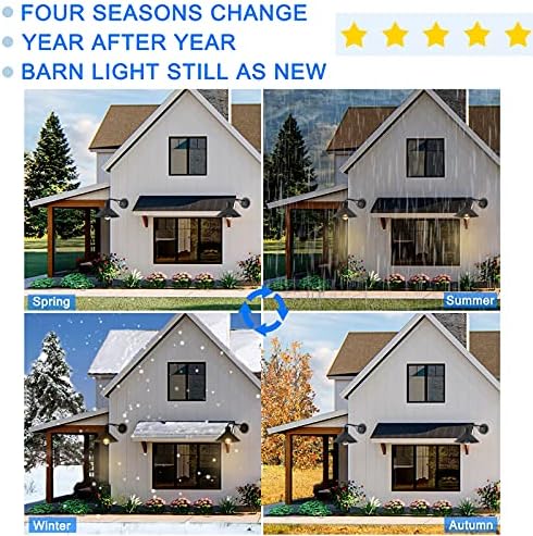 1 Pack Outdoor Wall Lights Wall Mount for House, Front Porch Wall Light Fixtures Wall Mount, Farmhouse Wall Sconce, Classic Barn Lights Outdoor & Indoor-E26 Socket - Image 3