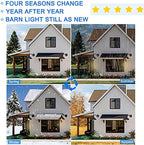 1 Pack Outdoor Wall Lights Wall Mount for House, Front Porch Wall Light Fixtures Wall Mount, Farmhouse Wall Sconce, Classic Barn Lights Outdoor & Indoor-E26 Socket - Image 3