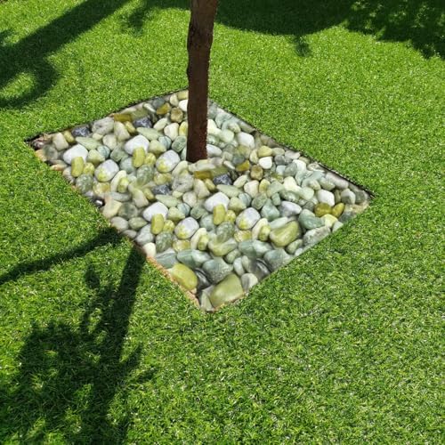 YISZM 20lbs Jade River Rocks, 1-2 Inch Natural Pebbles for Indoor Plants, High Polished Decorative Stones Vase Filler Fish Tank Aquariums Landscaping Garden Outdoor and Indoor DIY - Image 5