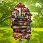 Forest Mushroom Books Acrylic Suncatcher - Image 3