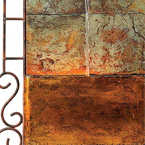 John Timberland Ibizi 33" Iron Scroll Rustic Traditional Wall Fountain - Image 6