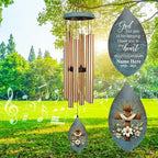 ASTARIN Wind Chimes for Loss of Loved One, Sympathy Gifts Wind Chime for Loss, Personalized Sympathy Windchimes in Memory of Mom/Dad, Memorial Gifts for Bereavement Condolences(Produced in Texas) - Image 3