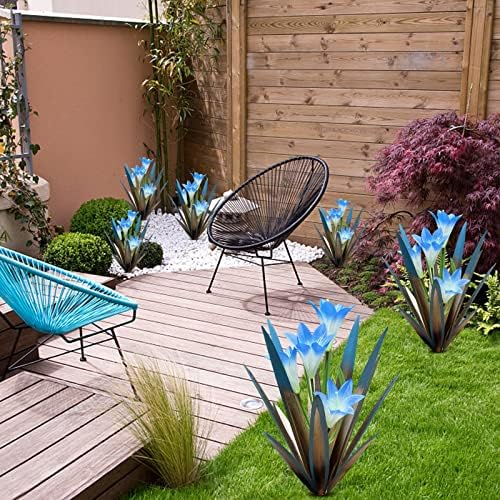 Metal Agave Plant Outdoor Decoration Lily Mexican Yard Art Garden Statue - Image 3