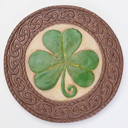 Bits and Pieces Glow in the Dark Stepping Stone - Shamrock, 10" x 10" by BitsandPieces