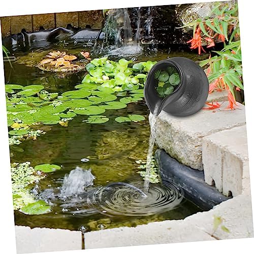 Ceramic Waterfall Jar for Garden Fountain Decor Outdoor Xmas - Image 5