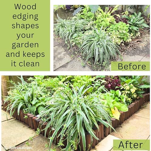 LaLaGreen Decorative Garden Edging Border (30x6in, 2 Pack) Flower Fencing - Image 5