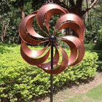 Large Metal Wind Spinner for Yard and Garden Decor 70x20 Inches - Image 5
