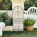 Trellis for Climbing Plants 59" H x 22" W Metal Unique Design Decorative Garden Structure Weather-Resistant Trellises Outdoor Decor Flowers Roses Vine Ivy Clematis 1 Pack - Image 2