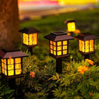Solar Outdoor Villa Garden Courtyard Lights, House Landscape Lights, Flame Lights, Automatic on - Image 2