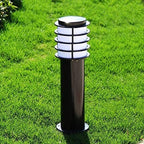 Outdoor Waterproof Bollard Light IP65 LED Pathway Lamp E27 Post Lighting for Garden, Landscape, Patio Driveway Lighting, Durable Aluminum Post, Black Finish - Image 2