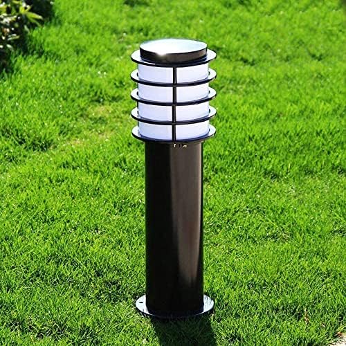 Outdoor Waterproof Bollard Light IP65 LED Pathway Lamp E27 Post Lighting for Garden, Landscape, Patio Driveway Lighting, Durable Aluminum Post, Black Finish - Image 2