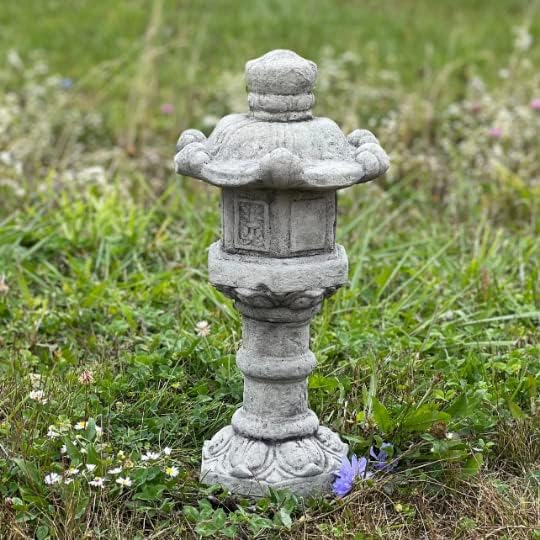 Oriental Lantern Statue Japanese Pagoda Zen Garden Decor Asian Garden Ornament Buddhist Stone Lantern Yard - Image 6