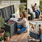 YITAHOME 95 Gallon Outdoor Storage Deck Box - Image 6