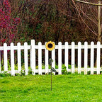 Flower Garden Stakes Metal Spring Yard Sign Decorative Sunflower Plant Stake Lawn Art Patio Decor Pathway Ornaments Indoor Outdoor Decoration (39" H) - Image 3