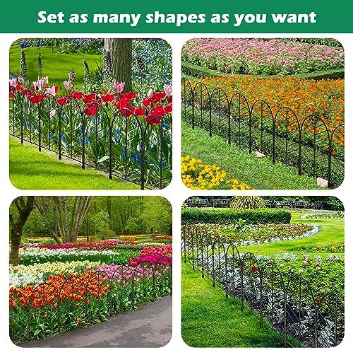 30 Pack Animal Barrier Garden Fence, Metal No Dig Panels, 32ft x 22in High - Image 6