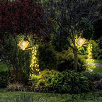 Fabbay 4 Pcs Solar Watering Can with Lights Outdoor Waterproof Solar Lights with Hook Retro Decorative Hanging Metal Yard Decor for Garden Table Lawn Patio Pathway Porch Walkway - Image 6