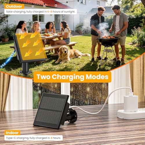 100FT G40 Solar String Lights Outdoor Waterproof IP65 with USB-Charging - Image 5