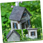 Garden House Shape Decor Resin Small House Miniature Home Outdoor Decoration - Image 7
