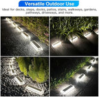 Lacasa Solar Driveway Lights 12 Pack,White LED Outdoor Deck Dock Lights - Image 7