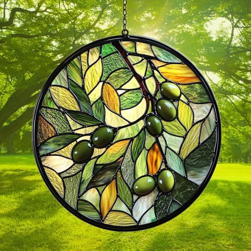 Olive Branch Acrylic Suncatcher - Image 3