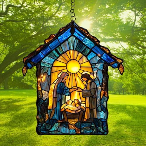 Nativity Scene Acrylic Suncatcher - Image 3