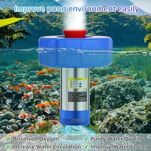 15000 GPH Pond Fountain Aerator,1HP 750W Floating Aerator Fountain - Image 3