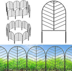 30 Pack Animal Barrier Garden Fence, Metal No Dig Panels, 32ft x 22in High by Fogein