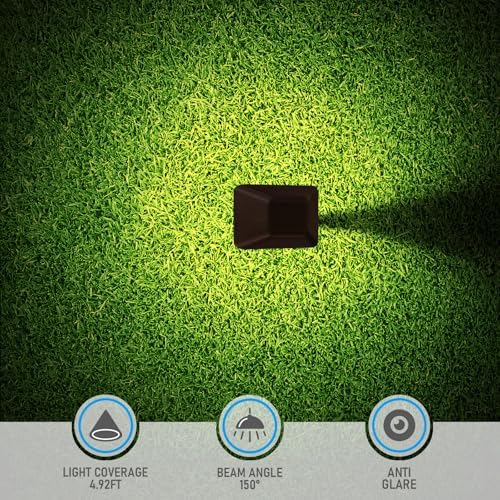 LEONLITE 12-Pack 5CCT Anti-Glare Low Voltage Pathway Lights, 12-24V AC/DC - Image 6