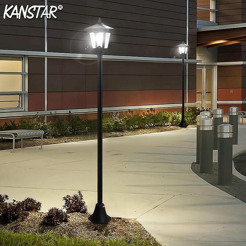 Solar Lamp Post Light Outdoor 67 Inch, Adjustable Waterproof LED Yard Light for Lawn Garden Walkway Driveway Patio - Image 4