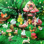 Soaoo Fairy House Garden Kit Figurines Mushroom Animals Summer, Beauty by Soaoo