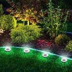 Joomer 16 Pack 3.4inch Solar Ground Lights Outdoor Waterproof, White - Image 6
